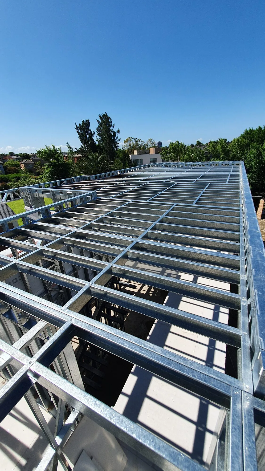 Casa Castores, estructura terminada