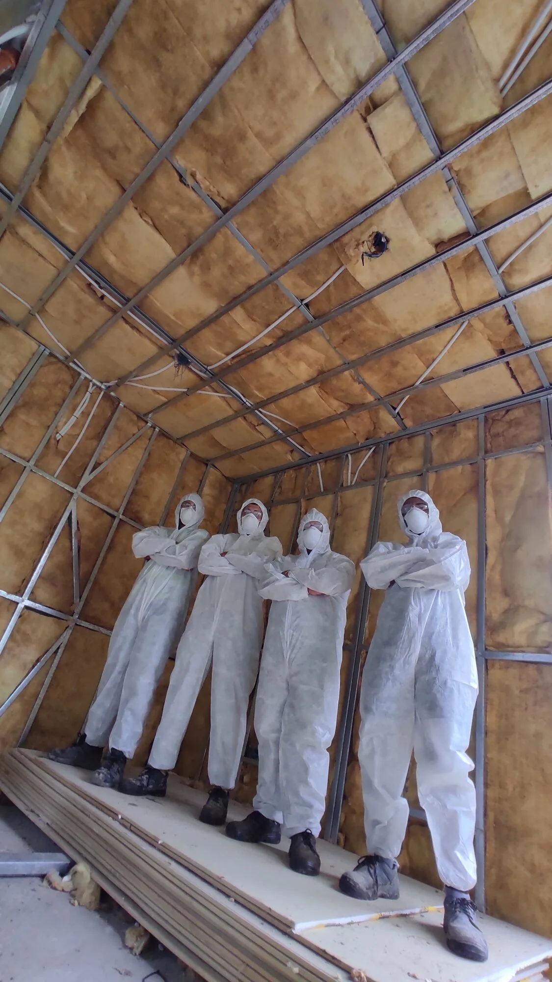 Casa en Luján, estructura terminada