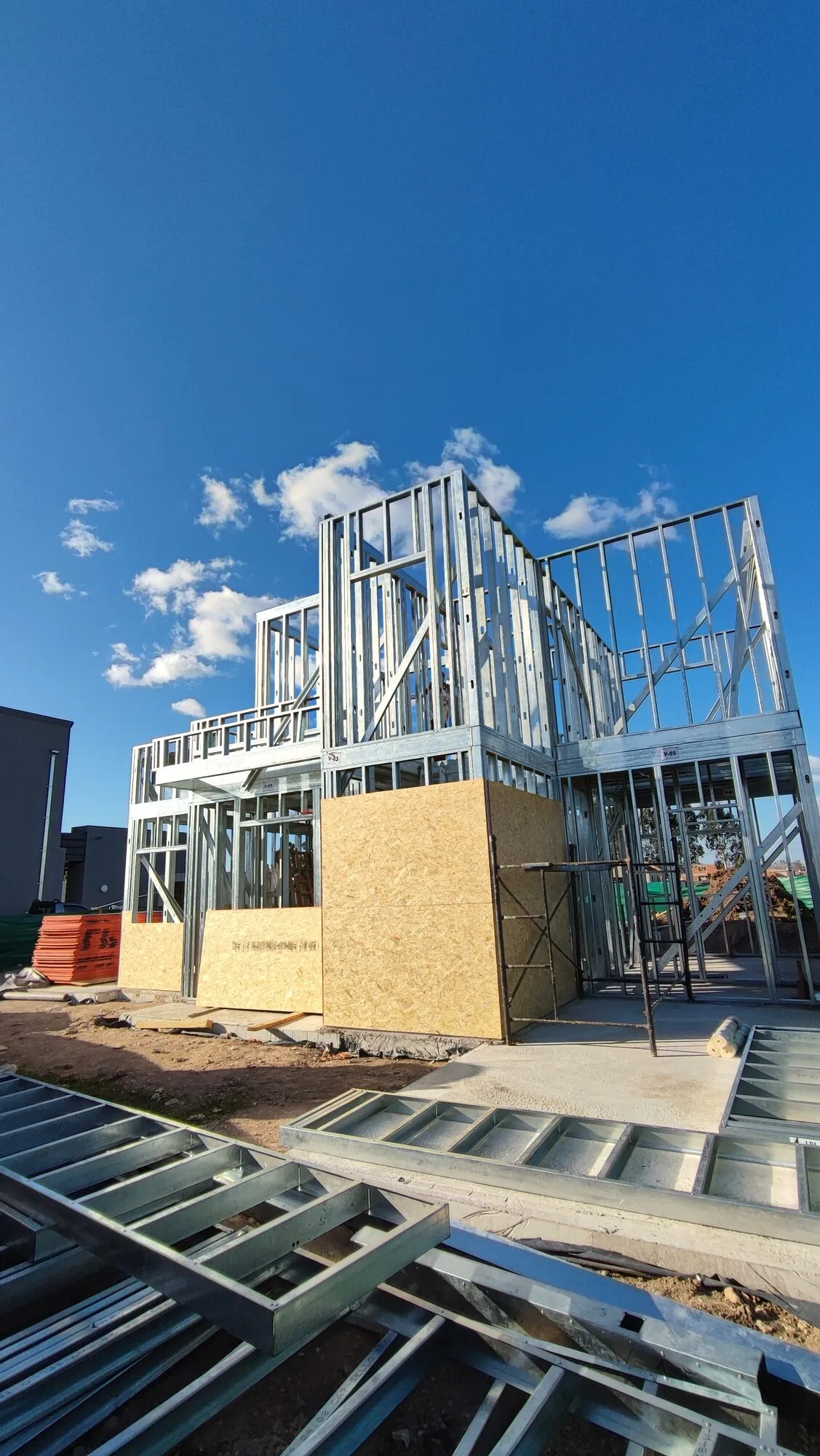 Casa en Santo Tomás, estructura de steel frame